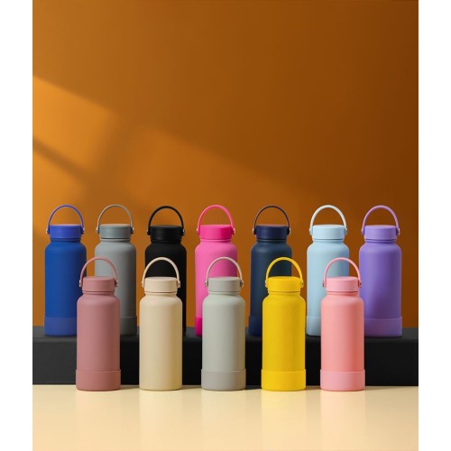 Custom Logo 500ml Double Wall Vacuum Insulated Water Bottle