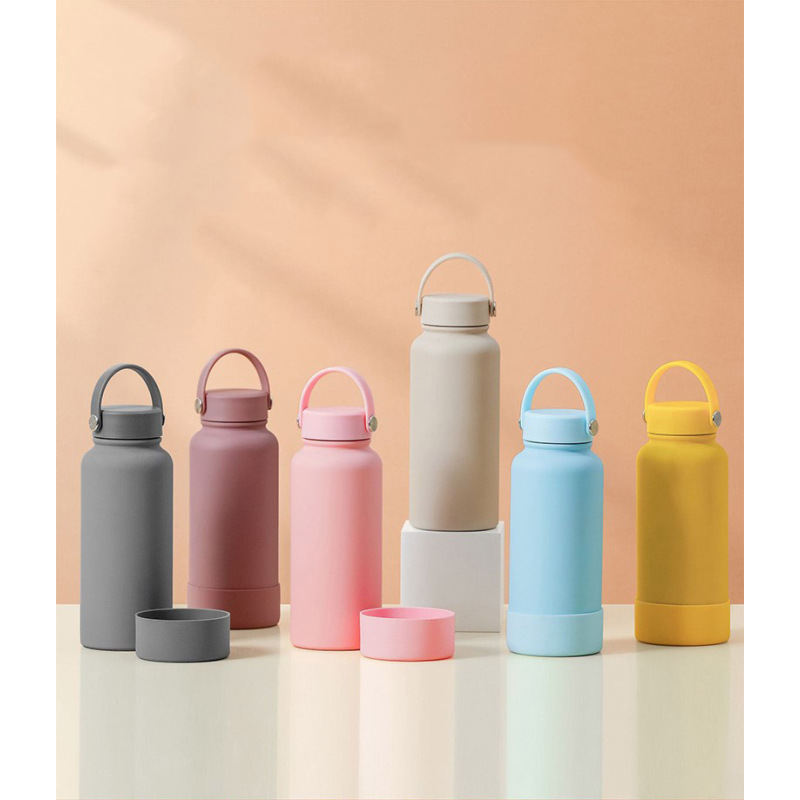 Custom Logo 500ml Double Wall Vacuum Insulated Water Bottle