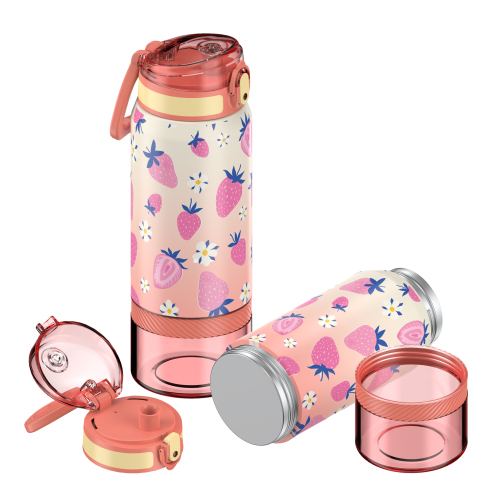 Custom 500ml Insulated Steel Water Bottle with Container Custom 500ml Insulated Steel Water Bottle with Container