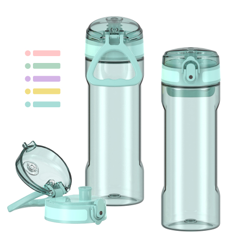 Custom 600ml Tritan Sport Water Bottle Leakproof with Handle Custom 600ml Tritan Sport Water Bottle Leakproof with Handle