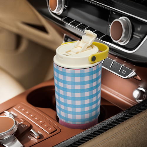 750ml Insulated Stainless Steel Tumbler with Leakproof Straw