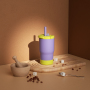 Custom 600ml Vacuum Insulated Tumbler with Straw Lid