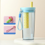 BPA-Free Kids Leakproof Bottle with Tea Infuser & Handle