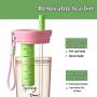 BPA-Free Kids Leakproof Bottle with Tea Infuser & Handle