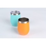 Egg Shape 12oz Stainless Steel Vacuum Insulated Coffee Tumbler 