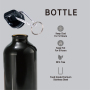 Custom Logo Insulated Sport Bottle 500/750ml with Carabiner