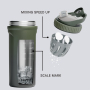 24oz 304 Stainless Steel Protein Shaker with Mixing Ball
