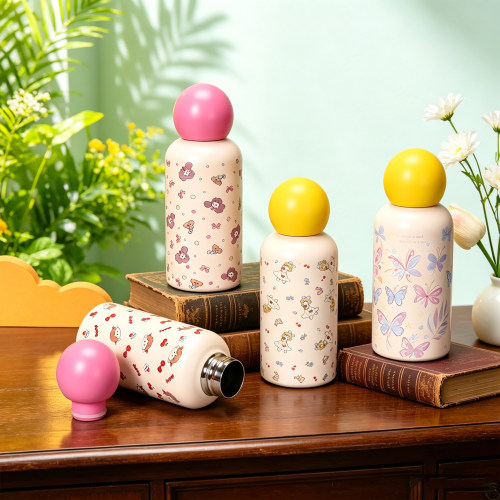 Custom Cute 400ml Kids Stainless Steel Insulated Bottle