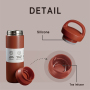 Custom 350/500ml Stainless Water Bottle with Tea Infuser