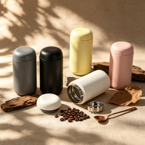 Custom 304 Stainless Steel Vacuum Insulated Mug with Tea Infuser
