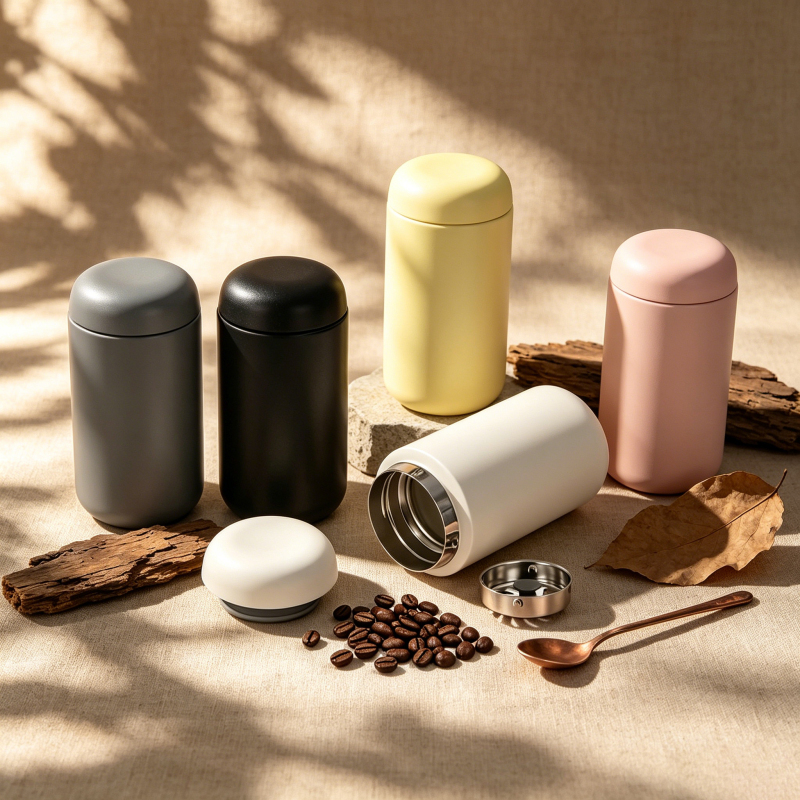 Custom 304 Stainless Steel Vacuum Insulated Mug with Tea Infuser