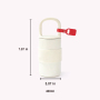 400ml Stainless Steel Double Wall Vacuum Flask with Handle