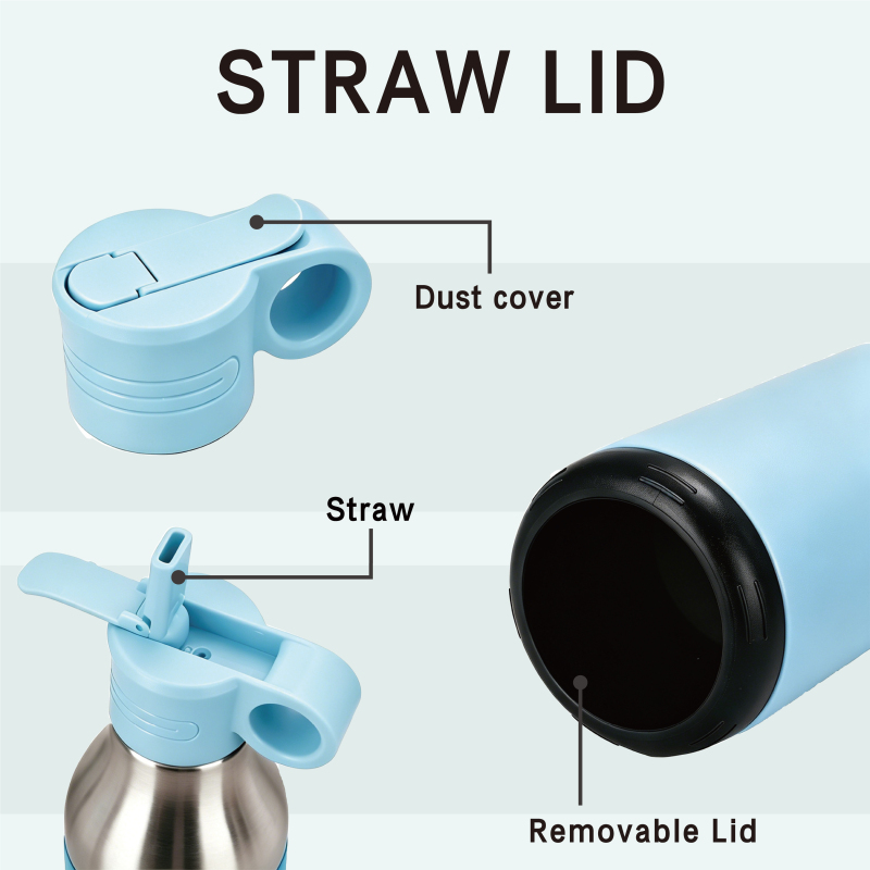 2-in-1 Insulated Water Bottle & Cooler Can 400ml