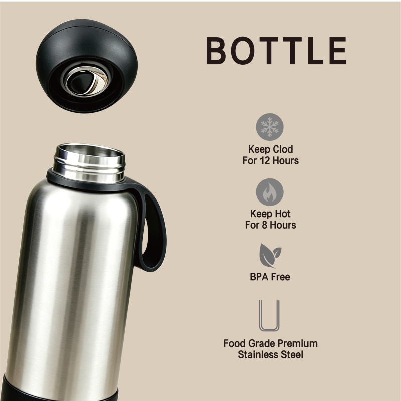 Custom Stainless Steel Insulated Water Bottle 450-750ml