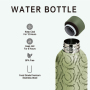 500ml Vacuum Insulated Stainless Steel Water Bottle with Silicone Rope