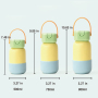 Custom 500ml 700ml 950ml Stainless Steel Insulated Kids Water Bottle with Silicone Mat