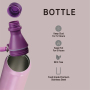 500ml 304 Stainless Steel Multi-section Water Bottle with Rope