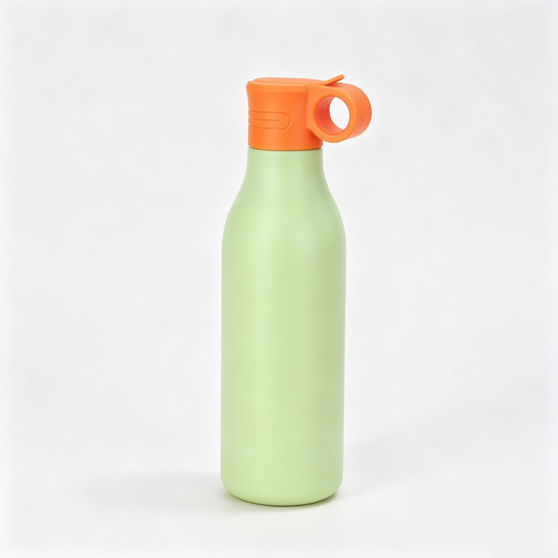 550ml Insulated Stainless Steel Water Bottle Straw Lid