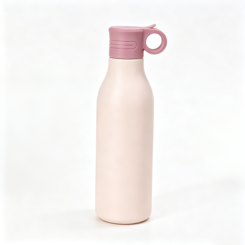 550ml Double Wall Vacuum Insulated Stainless Steel Water Bottle with Straw Lid