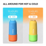 Custom 304 Stainless Steel Vacuum Flask with Silicone Sleeve
