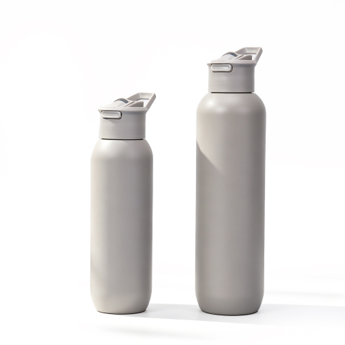 Sports 304 Stainless Steel Water Bottle 600/1000ml with Straw