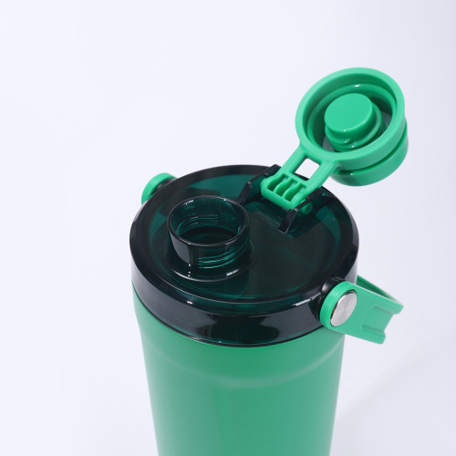 20oz Insulated Stainless Steel Shaker Bottle with Protein Container