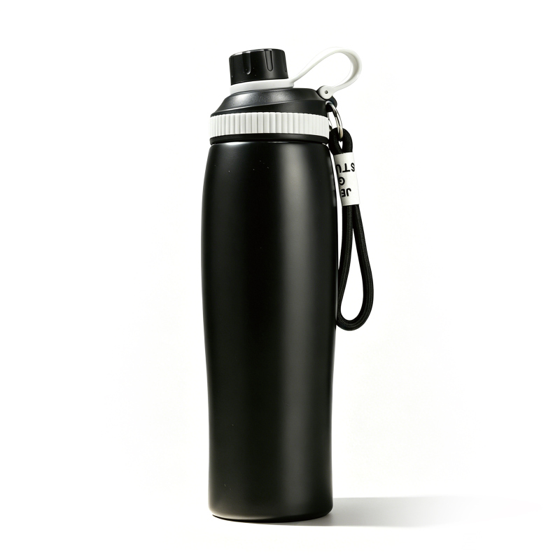 650ml Vacuum Flask 304 SS Leakproof Sports Bottle Handle