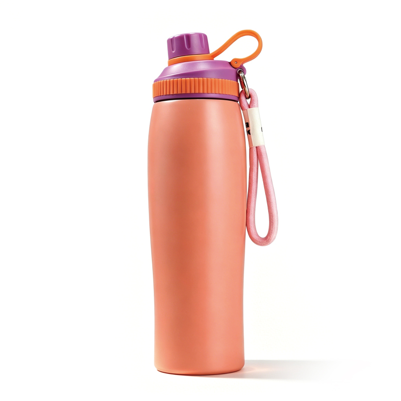 650ml Vacuum Flask 304 SS Leakproof Sports Bottle Handle