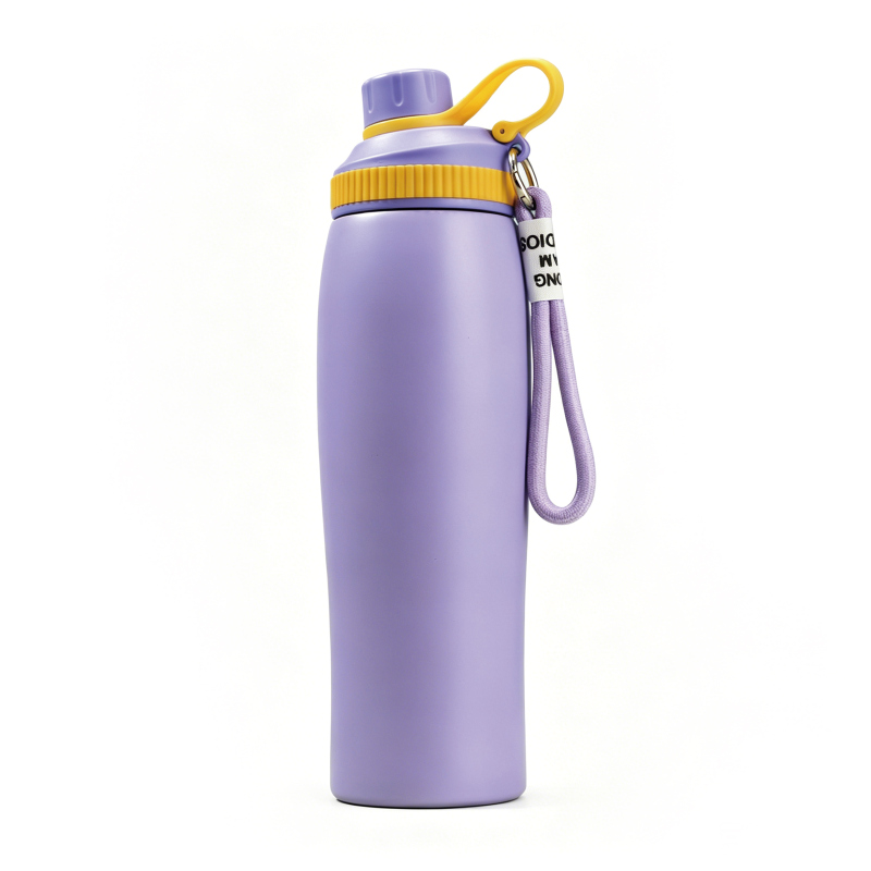 650ml Vacuum Flask 304 SS Leakproof Sports Bottle Handle