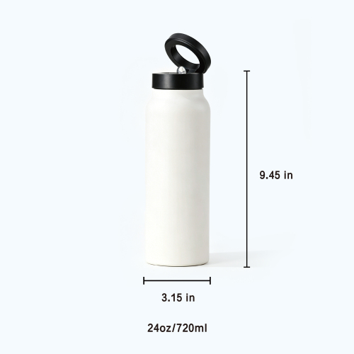 Custom 24oz 18oz 304SS Insulated Bottle with Magnetic Phone Holder