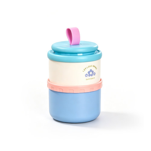 Portable 304 Stainless Steel Lunch Box with Foldable Spoon Portable 304 Stainless Steel Lunch Box with Foldable Spoon