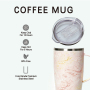 18 oz Double-Wall Vacuum Coffee Tumbler with Handle