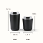 Custom Stainless Steel Vacuum Insulated Coffee Mug 280ml 350ml