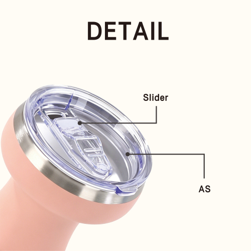 Custom 304 Stainless Double Wall Margarita Tumbler w/ Rim