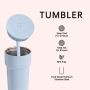 450ml 304 Stainless Steel Vacuum Insulated Tumbler with Straw