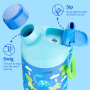 Custom Dinosaur Kids Water Bottle 12oz Vacuum Insulated 2in1