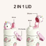 3D Unicorn Kids Water Bottle with Straw – BPA Free