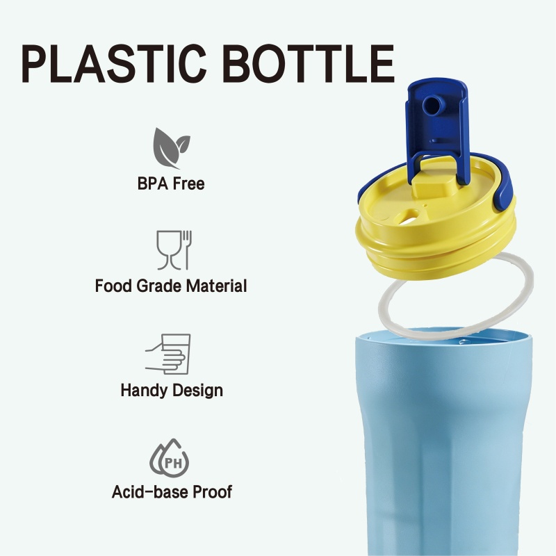 400ml BPA-Free Leak Proof Kids Tumbler with Handle