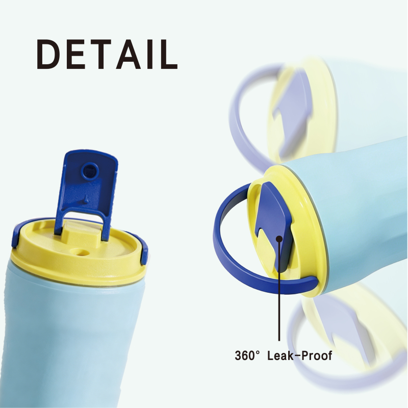 400ml BPA-Free Leak Proof Kids Tumbler with Handle