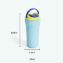 400ml BPA-Free Leak Proof Kids Tumbler with Handle