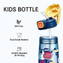 550ml Cartoon Kids Water Bottle - Leak-Proof & BPA-Free