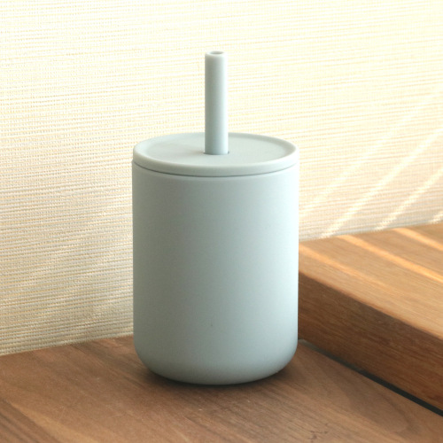 Leak Proof 210ml BPA-Free Silicone Straw Cup Baby Training Sippy