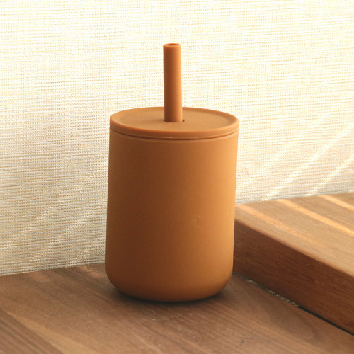 Leak Proof 210ml BPA-Free Silicone Straw Cup Baby Training Sippy Leak Proof 210ml BPA-Free Silicone Straw Cup Baby Training Sippy