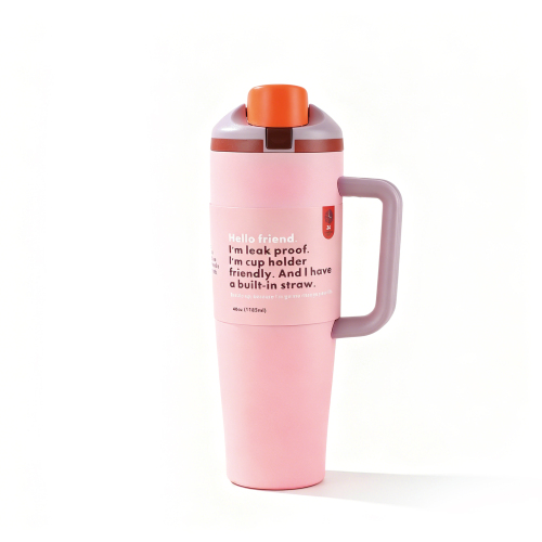 40oz Car Tumbler - 304 Stainless Steel, Leakproof Straw 40oz Car Tumbler - 304 Stainless Steel, Leakproof Straw