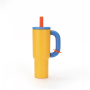 40oz Leakproof Insulated 304 Stainless Steel Car Tumbler with Straw Cover