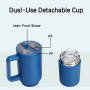 40oz 304 Leakproof Insulated Tumbler with Handle & Straw