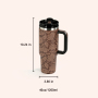 Custom 40oz Vacuum Insulated Tumbler with Handle
