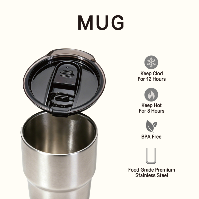 Mini 250ml 304 Stainless Steel Portable Coffee Cup for Office