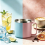 Personalized 12oz Insulated Stainless Steel Tumbler with Handle