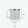 Personalized 12oz Insulated Stainless Steel Tumbler with Handle